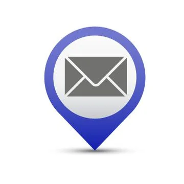 Vector button e-mail Illustrazione stock