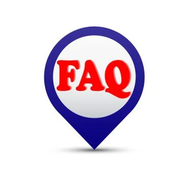 Vector button Faq Stock Illustration
