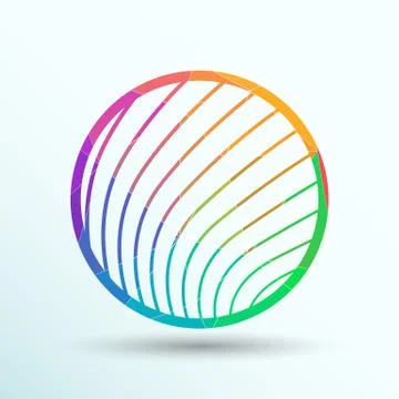 Vector button glass orb disco icon round Stock Illustration