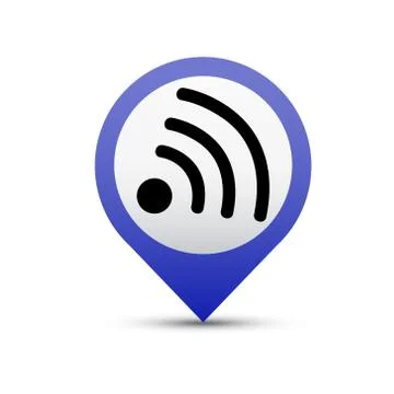 Vector button RSS Illustrazione stock