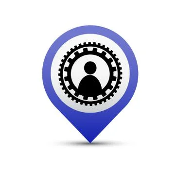 Vector button settings イラスト素材