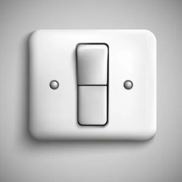 Vector button switch Stock Illustration