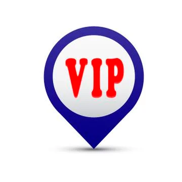Vector button VIP Stock Illustration