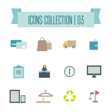 Vector buttons icon set vector. Web symbol set Stock-Illustration