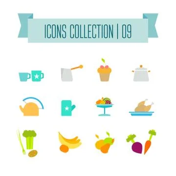 Vector buttons icon set vector. Web symbol set Stock Illustration