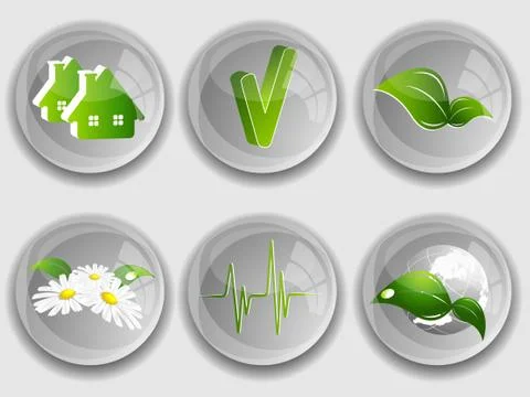 Vector buttons Stock Illustration