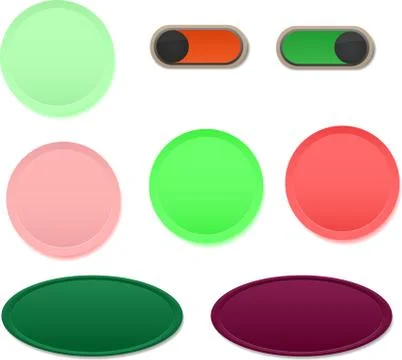 Vector buttons Stock Illustration