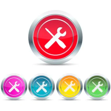 Vector buttons Stock Illustration