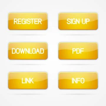 Vector buttons set Stock Illustration