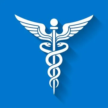 Vector Caduceus Icon Stock-Illustration