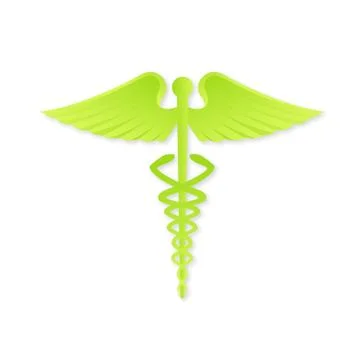 Vector caduceus Illustrazione stock