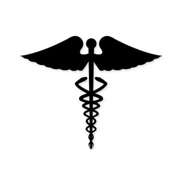 Vector caduceus Stock Illustration