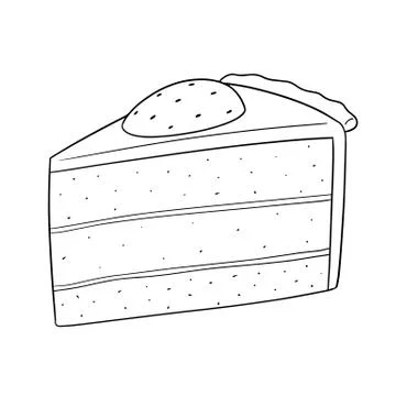 Vector of cake Stock Illustration