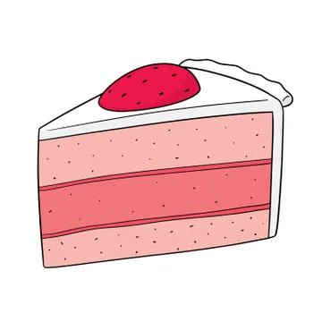 Vector of cake Stock Illustration