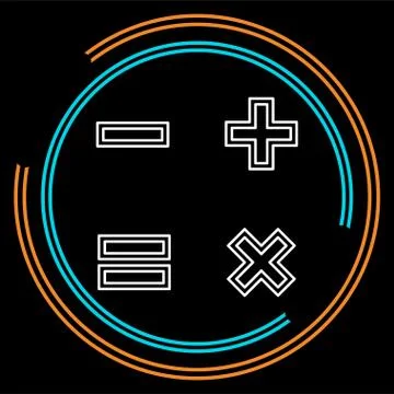 Vector Calculator illustration isolated Stock Illustration