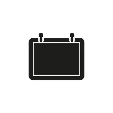 Vector calendar event reminder, web year Stock Illustration