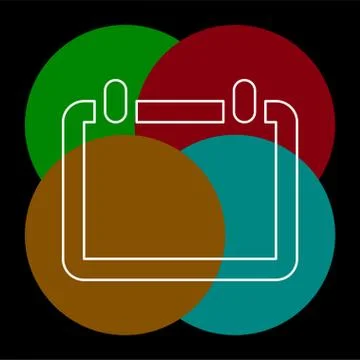 Vector calendar event reminder, web year calendar Stock Illustration