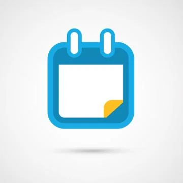 Vector Calendar Icon - blank Stock Illustration