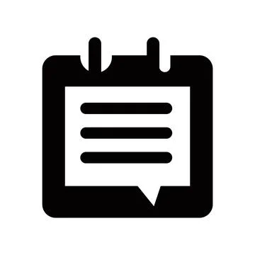 Vector calendar icon design with a clipboard symbol illustrates Stock Illustration