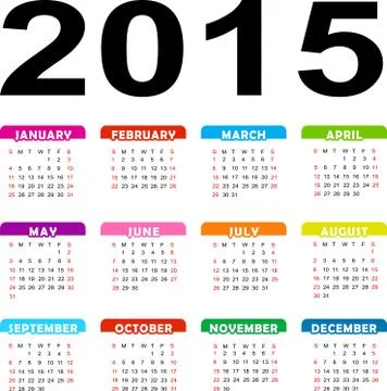 Vector calendar イラスト素材