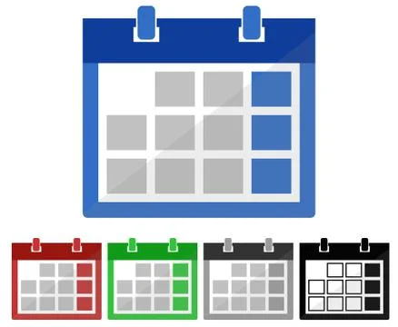 Vector calendar Stock Illustration