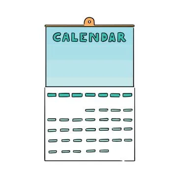 Vector of calendar Stock Illustration