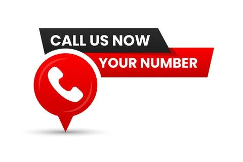 Vector call us now background design Stock Illustration