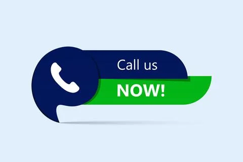 Vector call us now contact service icon template Stock Illustration