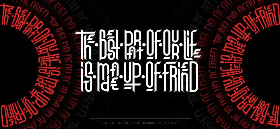 Vector calligraphic lettering template in gothic style on black background. H Stock Illustration