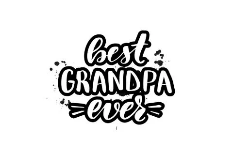 Vector calligraphy illustration isolated on white background. Stock Illustration