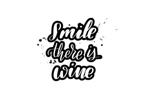 Vector calligraphy illustration isolated on white background Stock Illustration