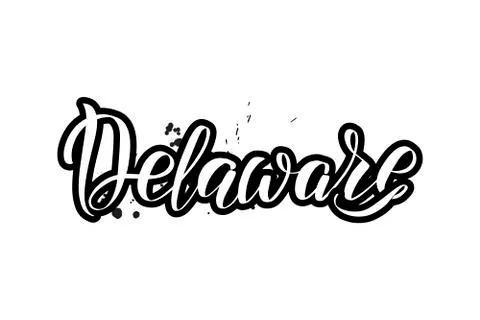 Vector calligraphy illustration isolated on white background Stock Illustration
