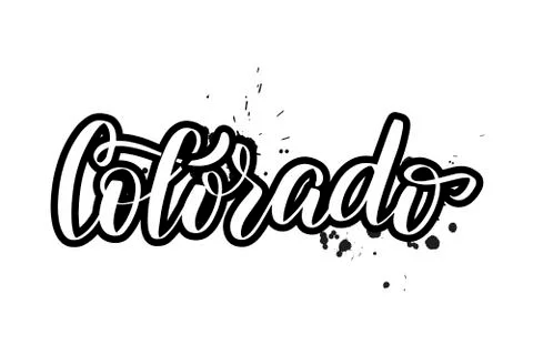 Vector calligraphy illustration isolated on white background Stock Illustration