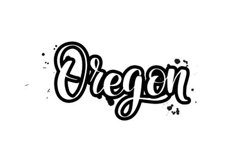 Vector calligraphy illustration isolated on white background Stock Illustration