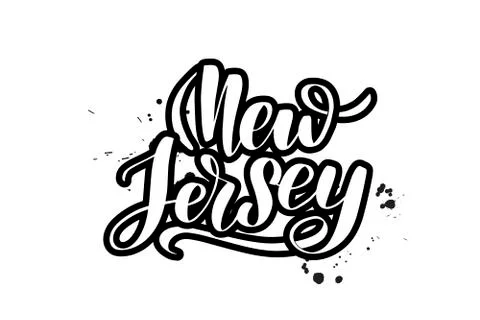 Vector calligraphy illustration isolated on white background Stock Illustration