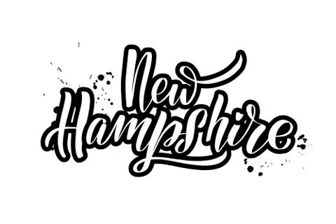 Vector calligraphy illustration isolated on white background Stock Illustration