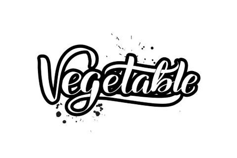 Vector calligraphy illustration isolated on white background Stock Illustration