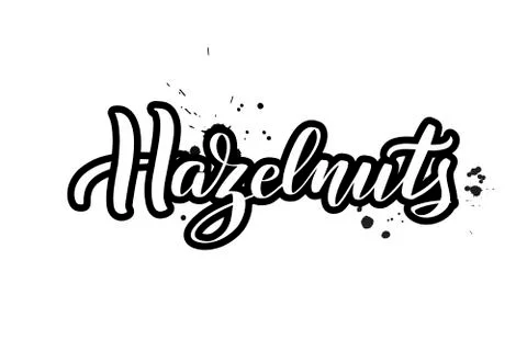 Vector calligraphy illustration isolated on white background Stock Illustration