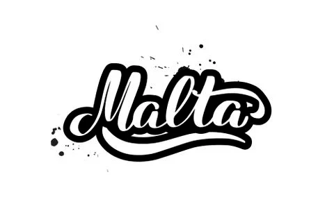 Vector calligraphy illustration isolated on white background Stock Illustration