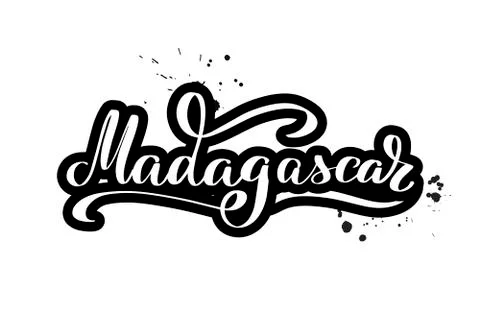 Vector calligraphy illustration isolated on white background Stock Illustration
