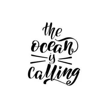 Vector calligraphy illustration isolated on white background Stock Illustration