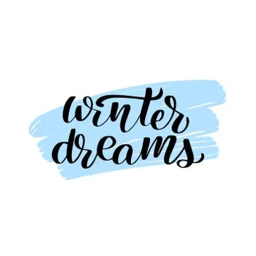 Vector calligraphy illustration isolated on white background. Stock Illustration