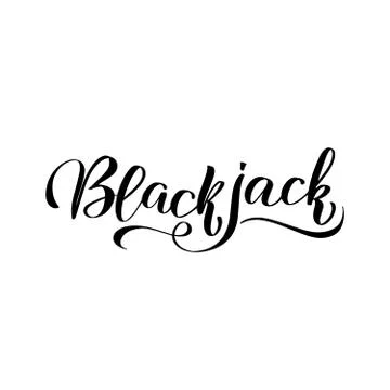 Vector calligraphy illustration isolated on white background. Stock Illustration