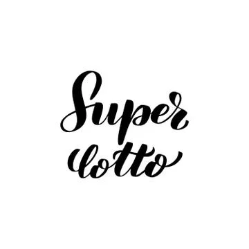 Vector calligraphy illustration isolated on white background. Stock Illustration
