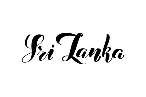 Vector calligraphy illustration isolated on white background Stock Illustration