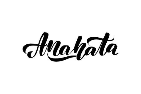Vector calligraphy illustration isolated on white background. Stock Illustration