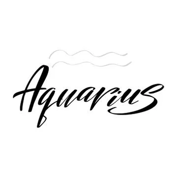 Vector calligraphy illustration isolated on white background. Stock Illustration