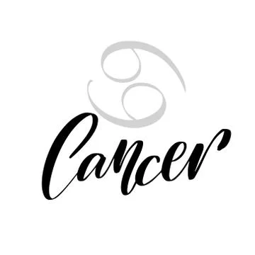 Vector calligraphy illustration isolated on white background. Stock Illustration