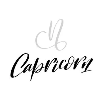 Vector calligraphy illustration isolated on white background. Stock Illustration