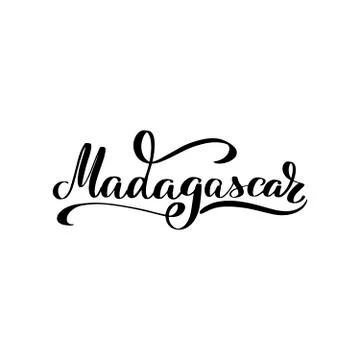 Vector calligraphy illustration isolated on white background. Stock Illustration
